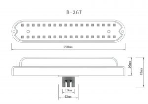 B-36T Programmable RGB Ferris wheel light