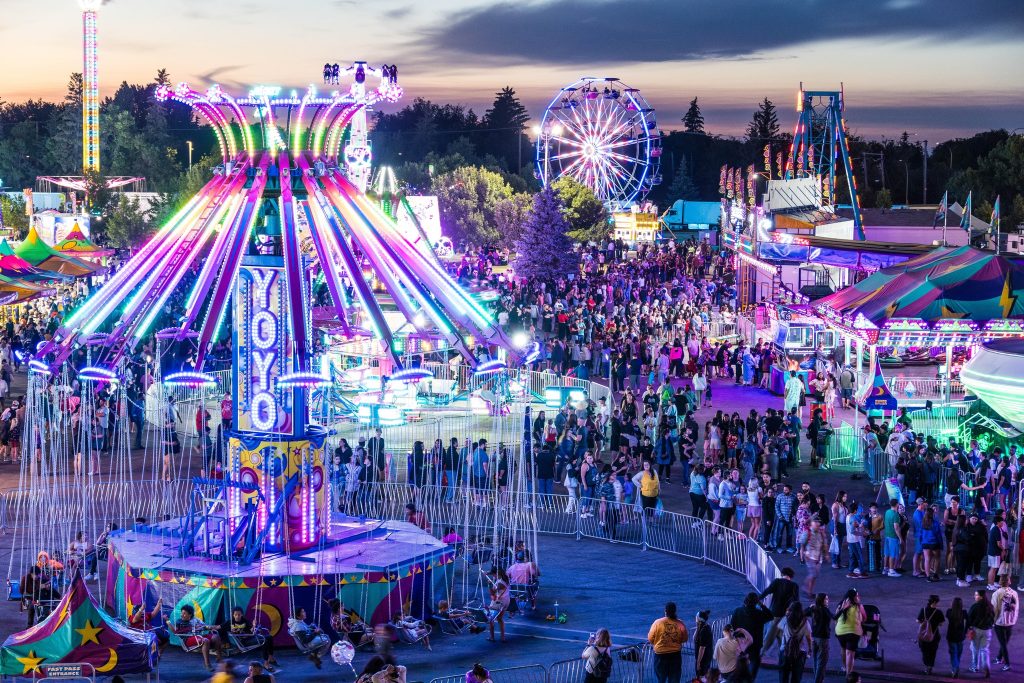Aplicación de luces de punto de feria, luz de punto de atracción LED