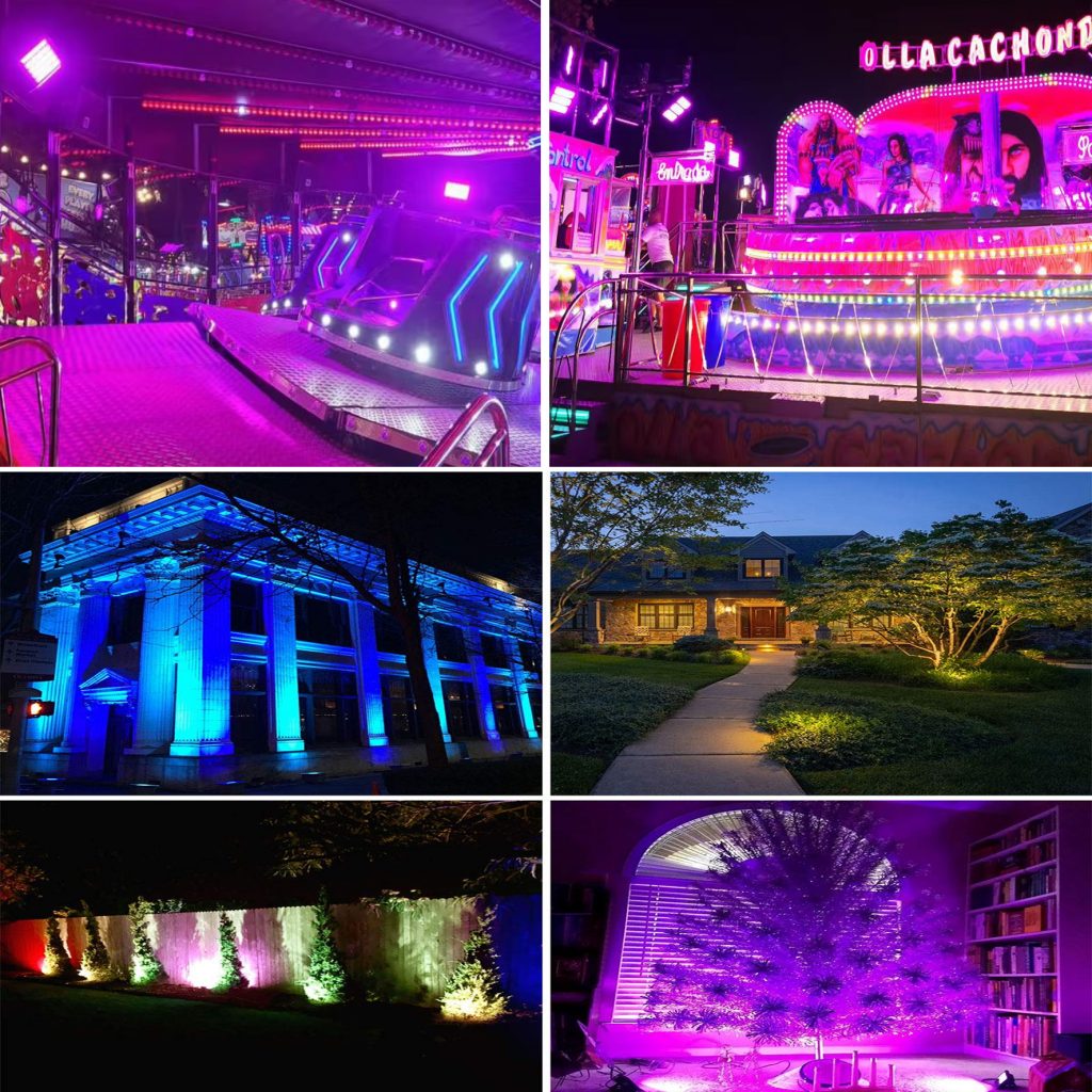 Amusement Rides Lighting, rgb flood lights