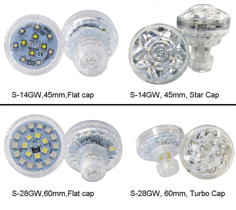 LED blancos y RGB