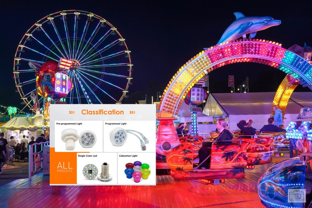 Luces preprogramadas de carnaval