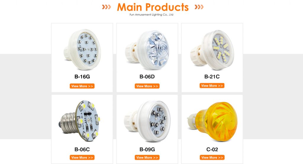 bombillas LED de feria