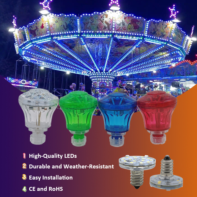 Bombillas cabujón RGB