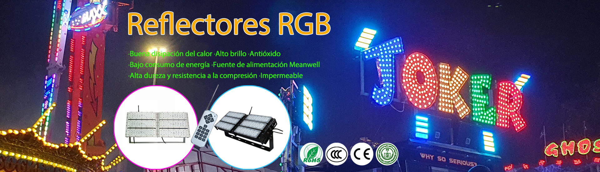 Proyector LED RGB