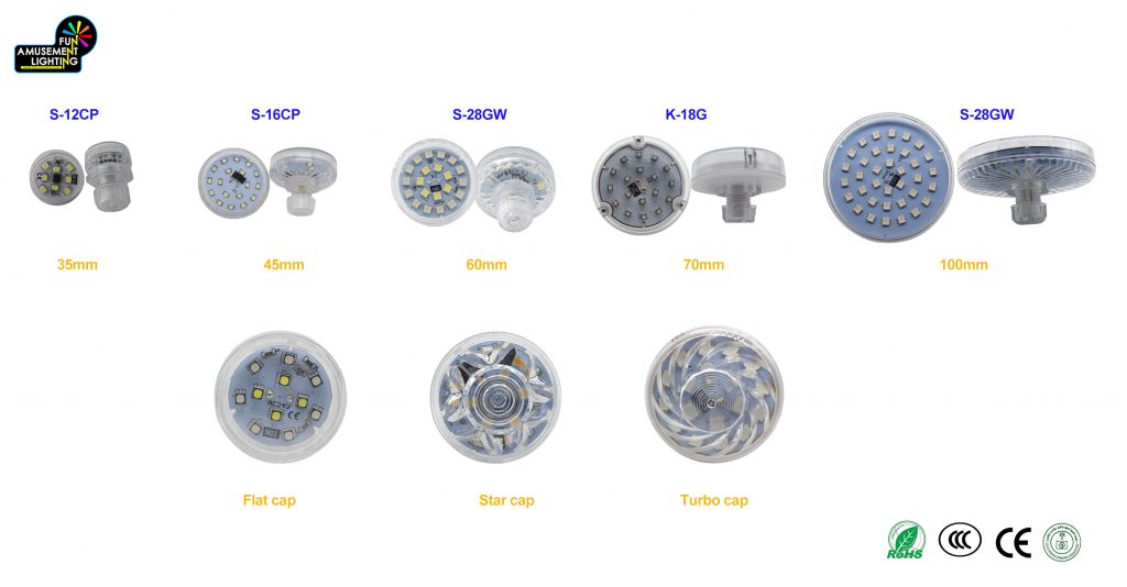 las luces puntuales para ferias