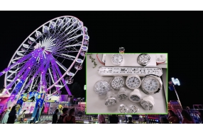 Al diseñar un parque temático, utilice iluminación de atracciones para crear un parque diferente.