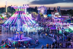 ¿Cuáles son los tamaños de luces puntuales para ferias?