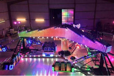 Luces del parque de atracciones