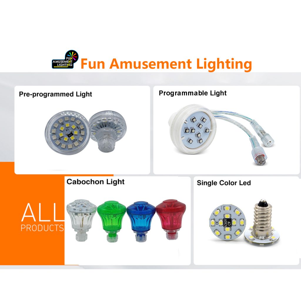 Amusement Ride Lighting, Pixel Cabochons