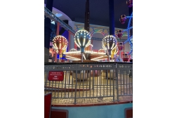 What specific indoor attractions are best suited for fairground cabochon lights?