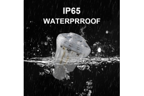 What IP rating is recommended for outdoor LED cabochon lights?