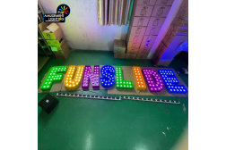 Are 60V or 240V funfair lights suitable for modern LED signs?